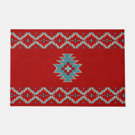 Südwest Mesas Red & Turquoise Personalisiert Fußmatte