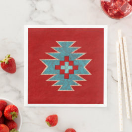 Südwest Mesas Red & Turquoise Serviette