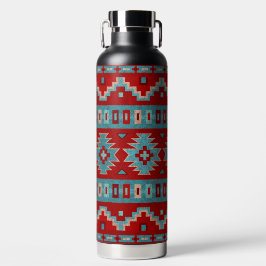 Südwest Mesas Türkis & Rot Trinkflasche
