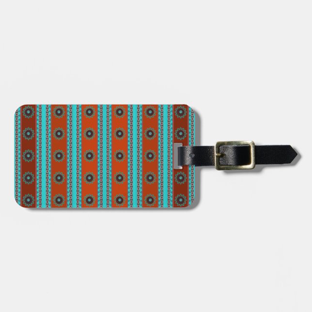 Südwest Motif Custom Luggage Tag Gepäckanhänger (Vorderseite horizontal)