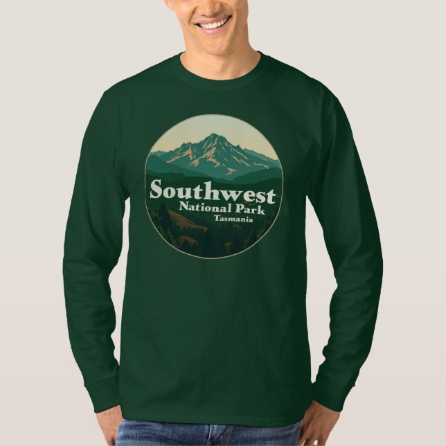 Südwest-Nationalpark Tasmania T-Shirt (Vorderseite)
