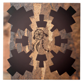 Südwest Petroglyph Indianerische Keramik Tile Fliese