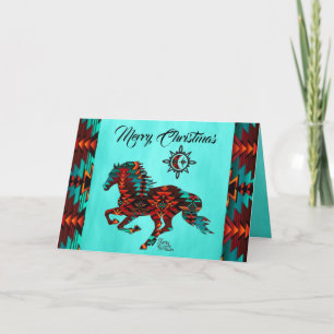 Südwest-Pferd-Feiertagskarte Feiertagskarte