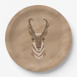 Südwest Pronghorn Antelope Face Paper Teller
