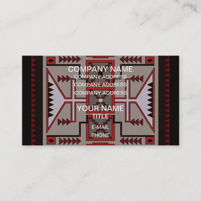 Südwest Retro Visitenkarte (Vorderseite)