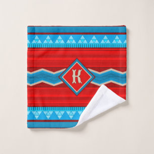 Südwest River Canyon Red Turquoise Personalisiert Badhandtuch Set