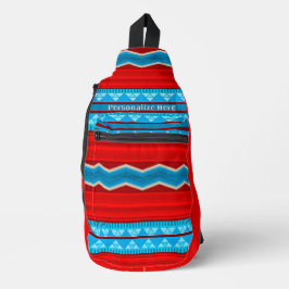 Südwest River Canyon Red Turquoise Personalisiert Crossbody Bag