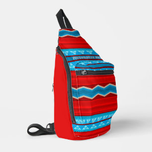 Südwest River Canyon Red Turquoise Personalisiert Crossbody Bag