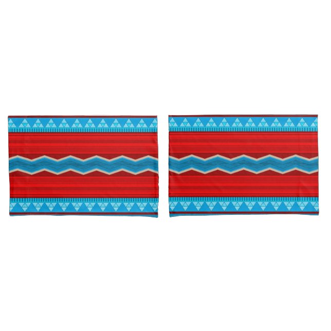 Südwest River Canyon Red Turquoise Standard Kissenbezug (Vorderseite-Set)