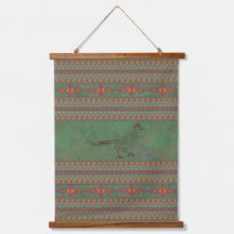 Südwest Roadrunner Sagebrush Green Geometric