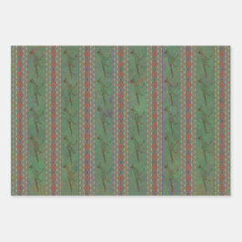 Südwest Roadrunner Sagebrush Green Geschenkpapier Set