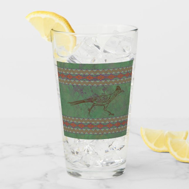 Südwest Roadrunner Sagebrush Green Glas (Vorderseite Ice)