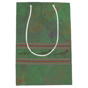 Südwest Roadrunner Sagebrush Green Mittlere Geschenktüte