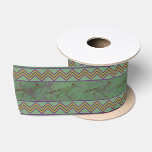 Südwest Roadrunner Sagebrush Green Satinband
