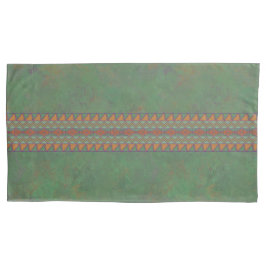 Südwest-Sagebrush Grünes geometrisches Design Kissenbezug