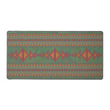 Südwest-Sagebrush Grünes geometrisches Design
