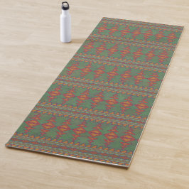 Südwest-Sagebrush Grünes geometrisches Design Yogamatte