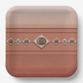 Südwest Sandstone Canyon Pappteller