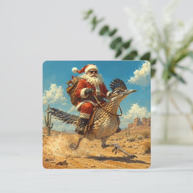 Südwest Santa Roadrunner Weihnachten (Stehend Vorderseite)