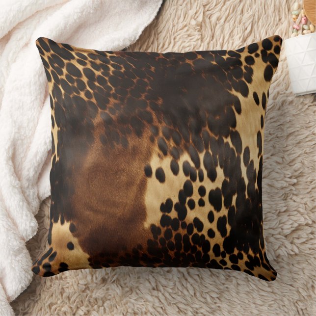 Südwest Schwarzwald Gold Cowhide Kissen (Decke)