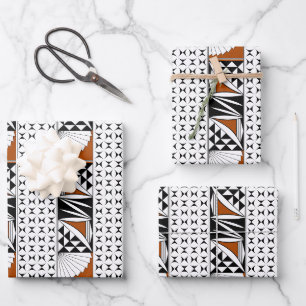 Südwest-Sonnenaufgang in traditionellen Farben Geschenkpapier Set