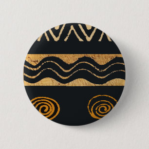 Südwest-Stammesdesign der amerikanischen Ureinwohn Button