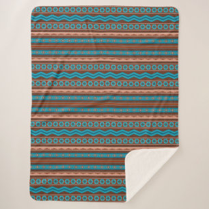 Südwest-Stil geometrisches Cameron-Gorge-Design Lg Sherpadecke