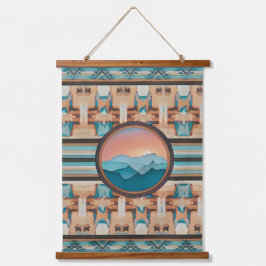 Südwest Sunrise Wandteppich Mit Holzrahmen
