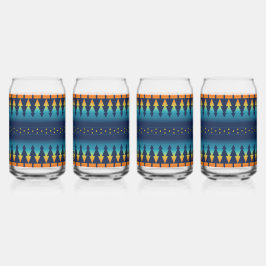 Südwest Sunset Pines Saddle Blanket Design Dosenglas