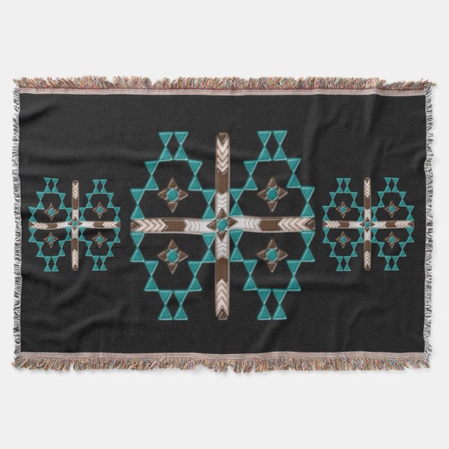 Südwest Symmetry Throw Blanket Decke (Vorderseite)
