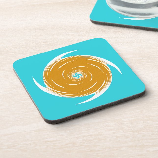 Südwest-Twirl-Muster Getränkeuntersetzer (Linke Seite)