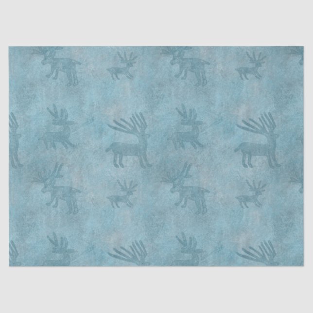 Südwest Winter Deer Seidenpapier (Vorderseite)