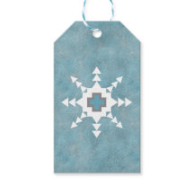 Südwest Winter Snowflake Blau und Weiß