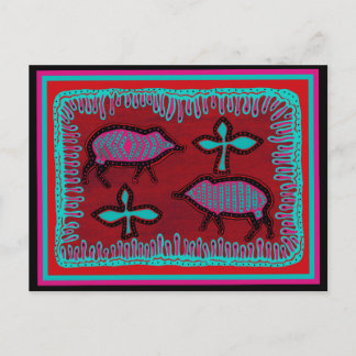 Südwest-Wüsten-Tiere Postkarte