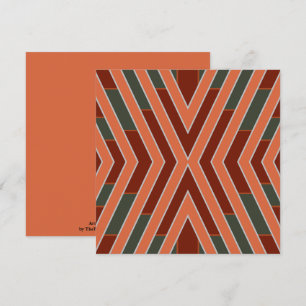 Südwestamerikanische Stammesmusterkunst und Farbe Karte