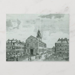 Südwestansicht des alten Staat Postkarte