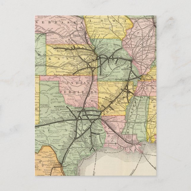 Südwestbahnsystem Postkarte (Vorderseite)