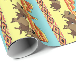 Südwestbüffel Geschenkpapier