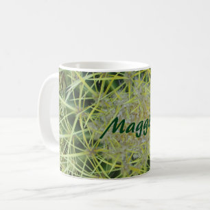 Südwesten Fügen Sie Ihren Namen Barrel Cactus Kaffeetasse