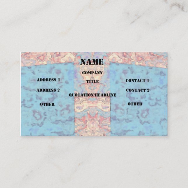 Südwesten Visitenkarte (Vorderseite)