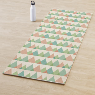 SüdwestenGeo Schritt aquamarine u. korallenrote Yogamatte