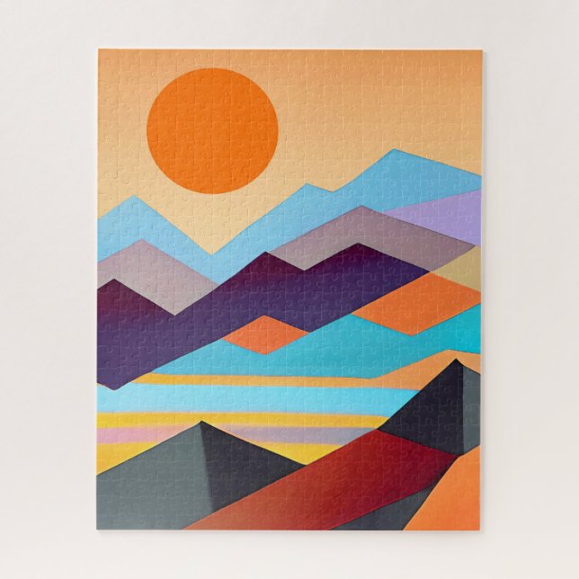 Südwestgebirge Geometrisch Abstrakt (Vertikal)