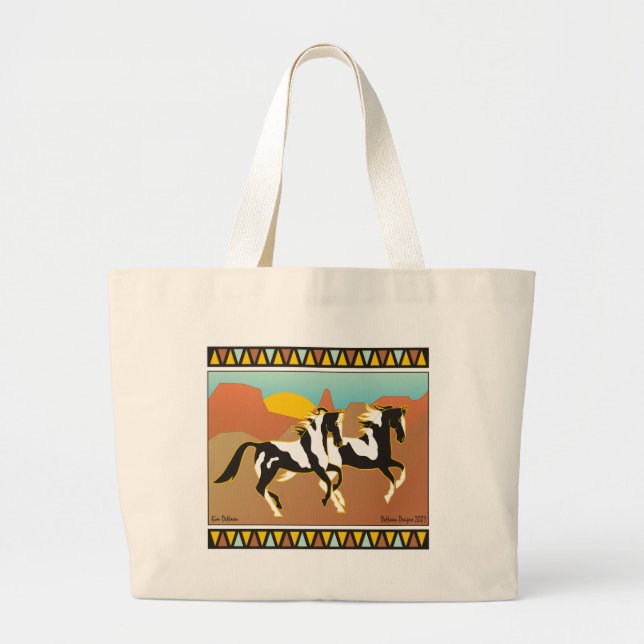 Südwestgeist-Tasche Jumbo Stoffbeutel (Vorne)