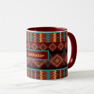 Südwestgeometrische ethnische Struktur Tasse