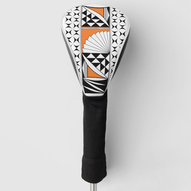 Südwestindischer Sonnenaufgang in Orange Golf Headcover (Vorderseite)