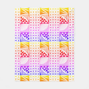 Südwestindischer Sonnenaufgang in Regenbogen Fleecedecke