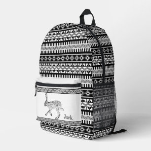 Südwestkaninchen und geometrische Personalisierte Bedruckter Rucksack