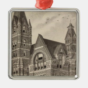 Südwestkansas-Uni, Winfield, Kansas Silbernes Ornament