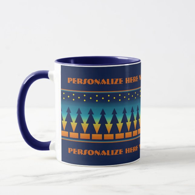 Südwestkiefern Personalisiert Tasse (Links)