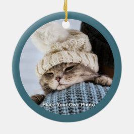Südwestlich Winter Geometrische Schneeflocke Perso Keramik Ornament